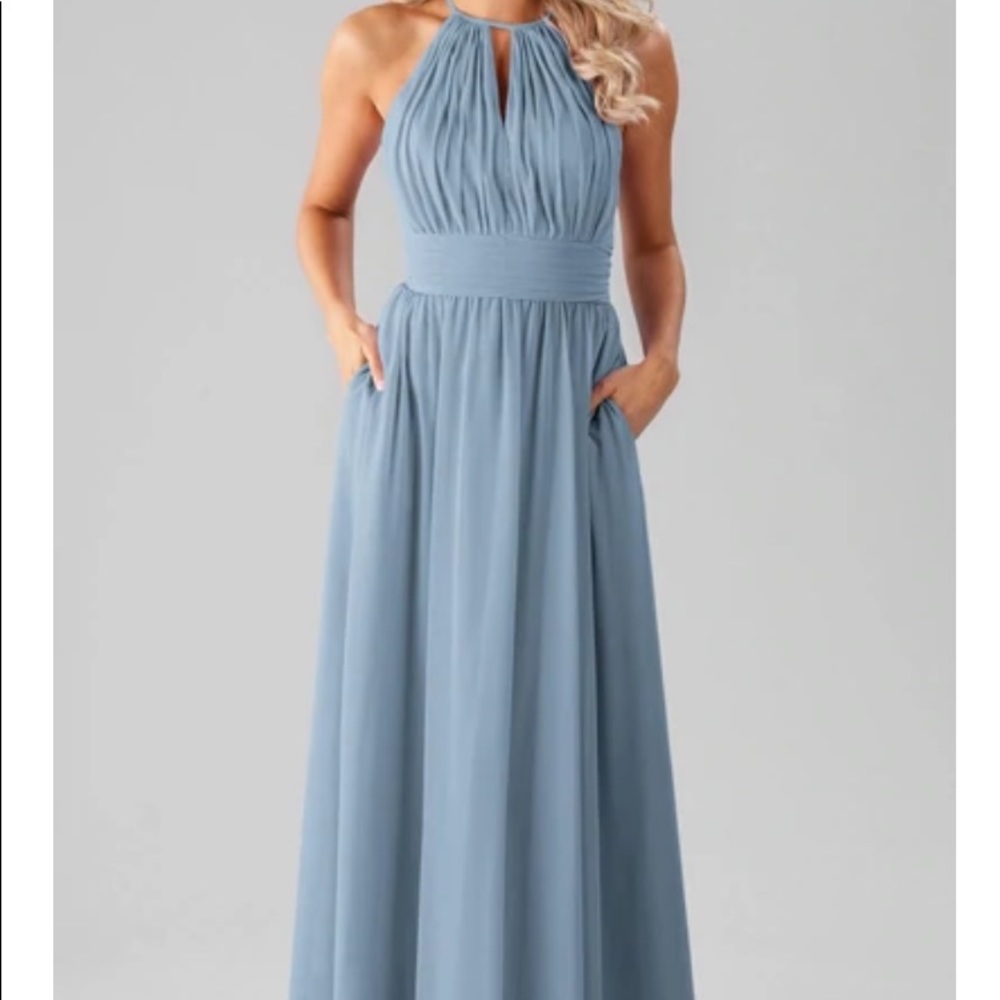 Kennedy Blue Bridesmaid Dress - Slate Blue